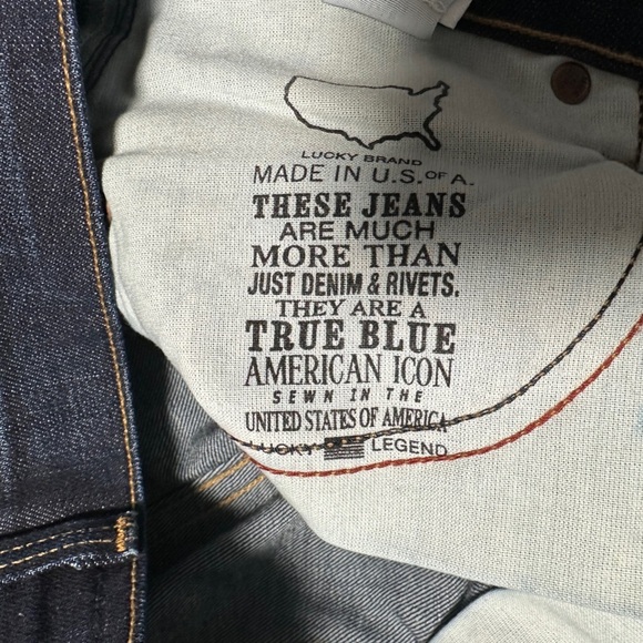 Lucky Brand🍀 Jeans, White Oak Cone, Charlie Skinny, Dark Wash, 2/26 - Picture 6 of 12